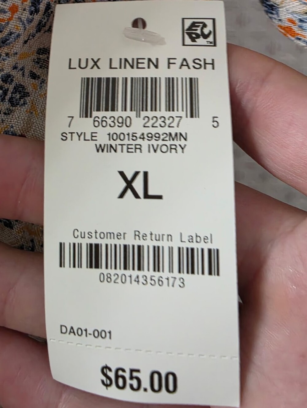 512. Club Room Luxury 100% Linen Short Sleeve Button Up Shirt XL Winter Ivory - Picture 3 of 5